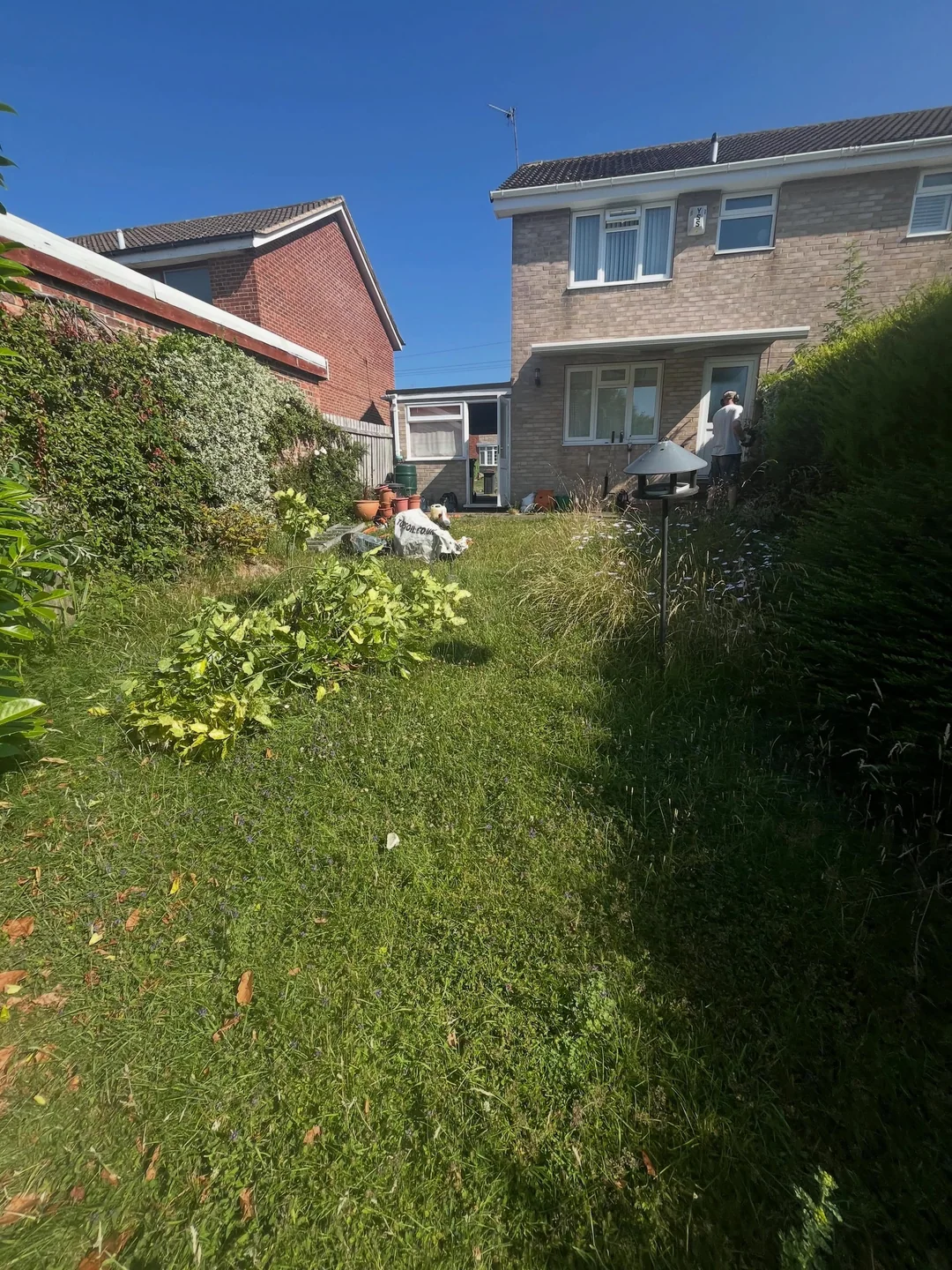 Three Levels on a Slope: before